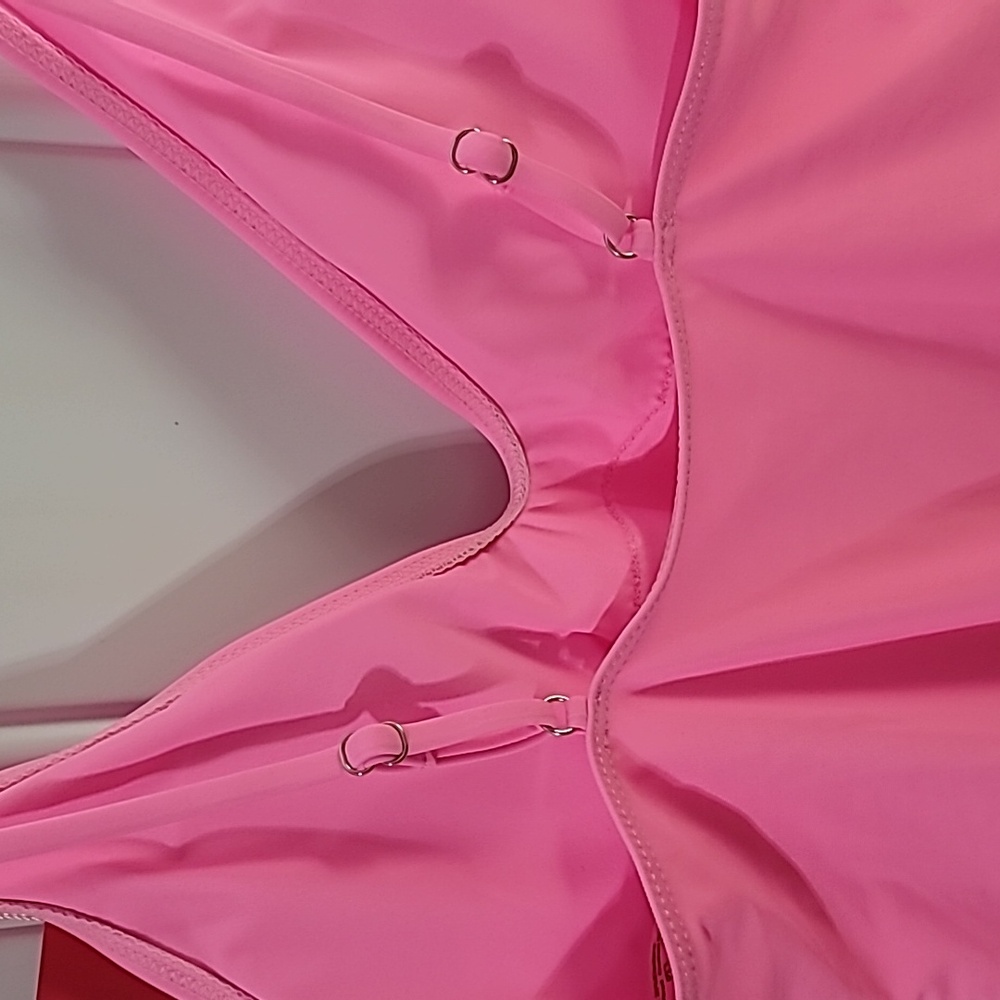 Vibrant Pink Women's One-Piece Swimsuit - Picture 9 of 9